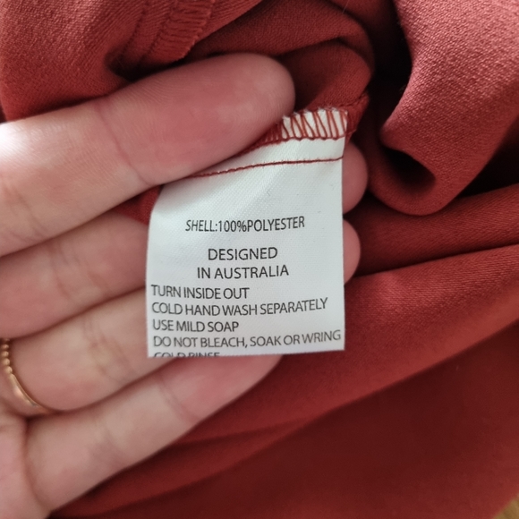 COPY - Size 10, Shona Joy Burnt Orange Jumpsuit - Picture 6 of 6